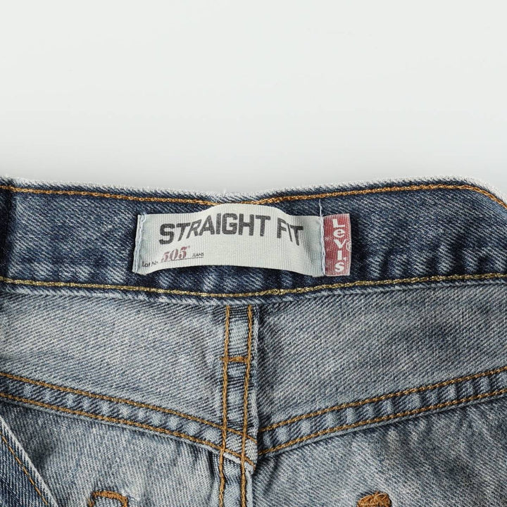 Levi's 505 Straight Fit Tapered Denim Pants, Men's, Size W32 cotton blue type Vintage Second Hand