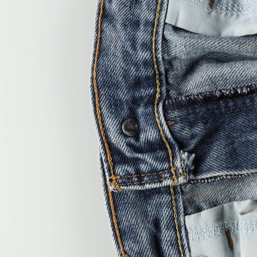 Levi's 505 Straight Fit Tapered Denim Pants, Men's, Size W32 cotton blue type Vintage Second Hand