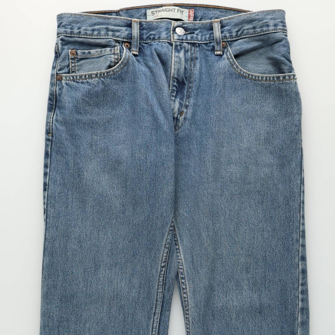 Levi's 505 Straight Fit Tapered Denim Pants, Men's, Size W32 cotton blue type Vintage Second Hand