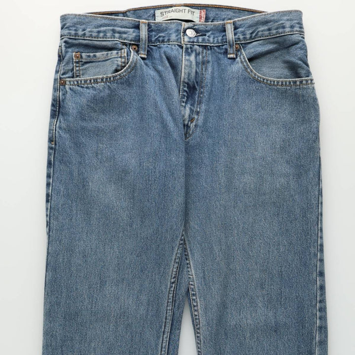 Levi's 505 Straight Fit Tapered Denim Pants, Men's, Size W32 cotton blue type Vintage Second Hand