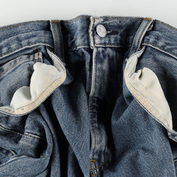 Levi's 505 Straight Fit Tapered Denim Pants, Men's, Size W32 cotton blue type Vintage Second Hand