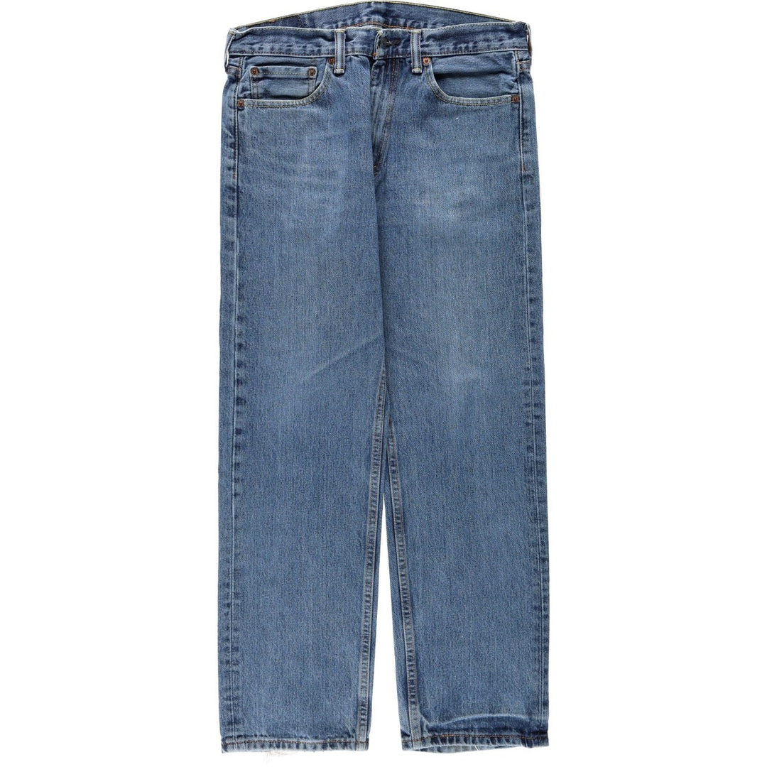Levi's tapered denim pants for men, size w34 cotton blue type Vintage Second Hand