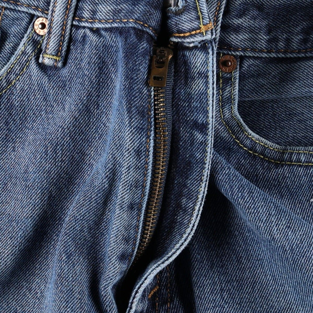 Levi's tapered denim pants for men, size w34 cotton blue type Vintage Second Hand