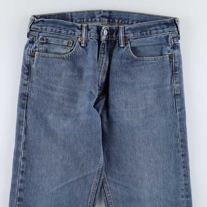 Levi's tapered denim pants for men, size w34 cotton blue type Vintage Second Hand