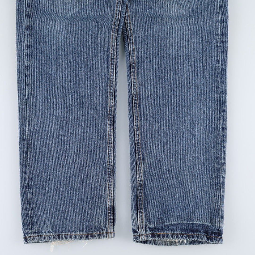 Levi's tapered denim pants for men, size w34 cotton blue type Vintage Second Hand