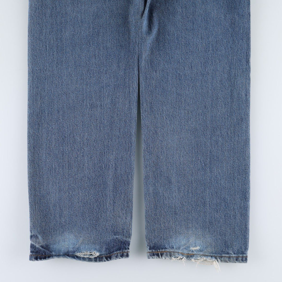 Levi's tapered denim pants for men, size w34 cotton blue type Vintage Second Hand