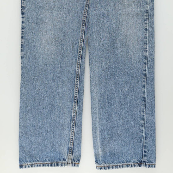 Levi's 505 REGULAR FIT tapered denim pants for men, size w32 cotton blue type Vintage Second Hand