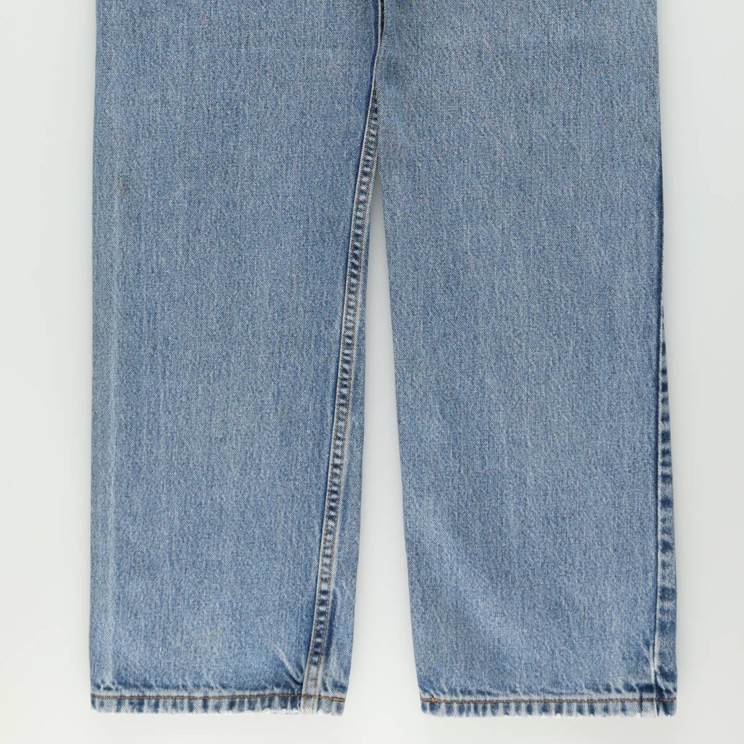 Levi's 505 REGULAR FIT tapered denim pants for men, size w32 cotton blue type Vintage Second Hand