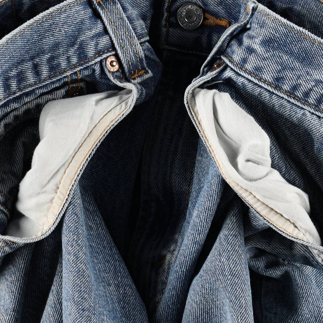Levi's 505 REGULAR FIT tapered denim pants for men, size w32 cotton blue type Vintage Second Hand