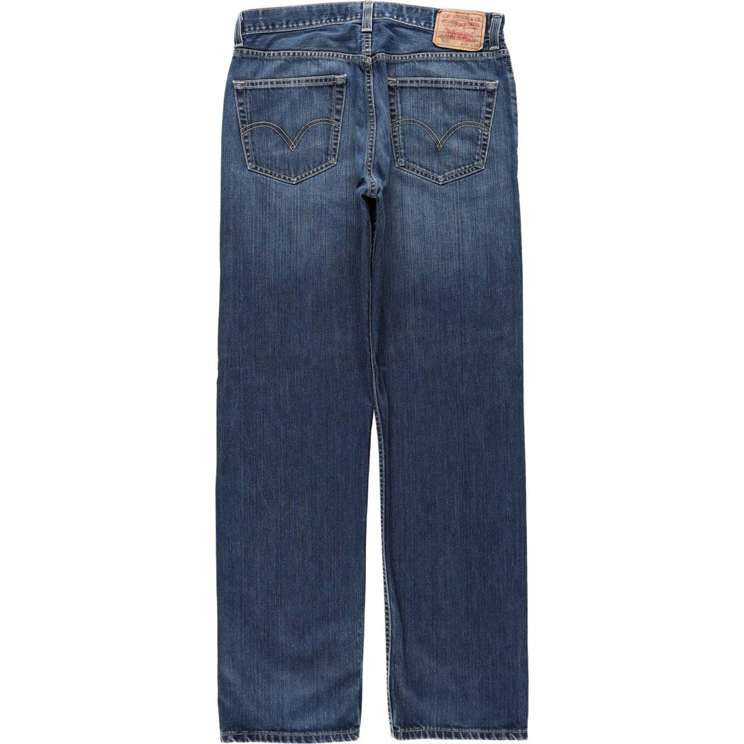 Levi's 505 REGULAR FIT tapered denim pants for men, size w34 cotton blue type Vintage Second Hand