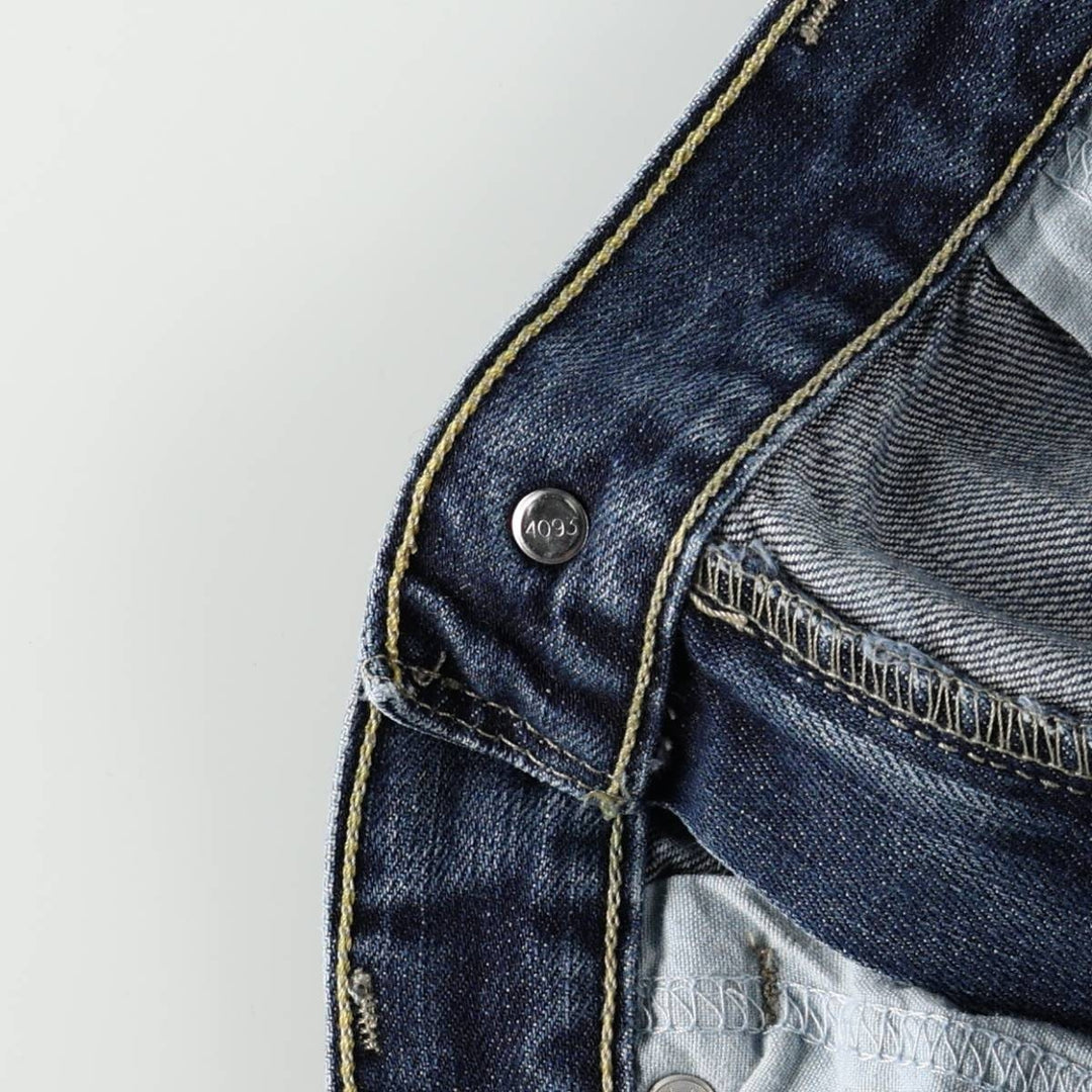 Levi's 505 REGULAR FIT tapered denim pants for men, size w34 cotton blue type Vintage Second Hand