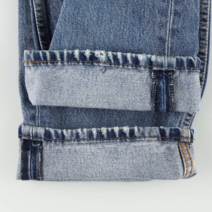 Levi's 505 tapered denim pants for men, size W34 cotton blue type Vintage Second Hand