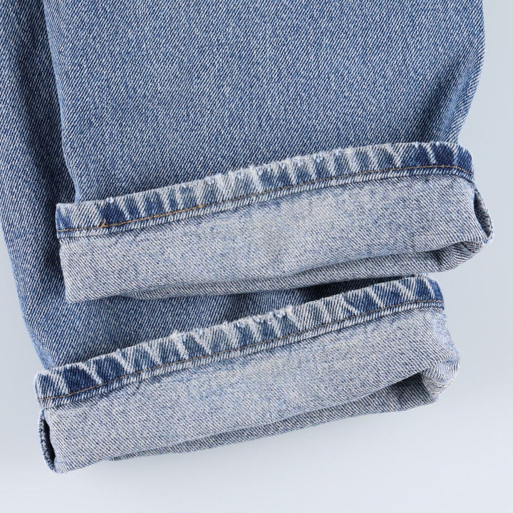 Levi's 505 REGULAR FIT tapered denim pants for men, size w36 cotton blue type Vintage Second Hand