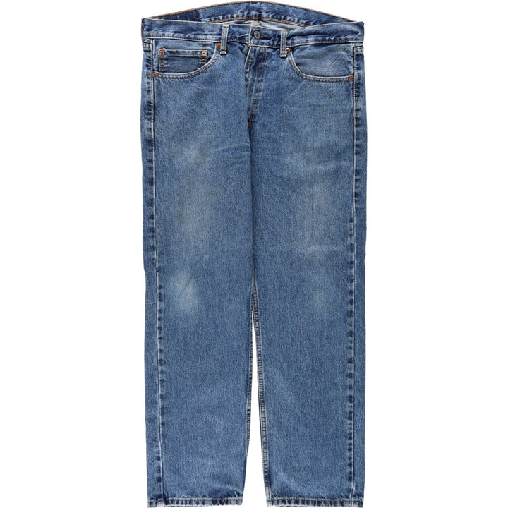 Levi's 505 tapered denim pants for men, size w37 cotton blue type Vintage Second Hand