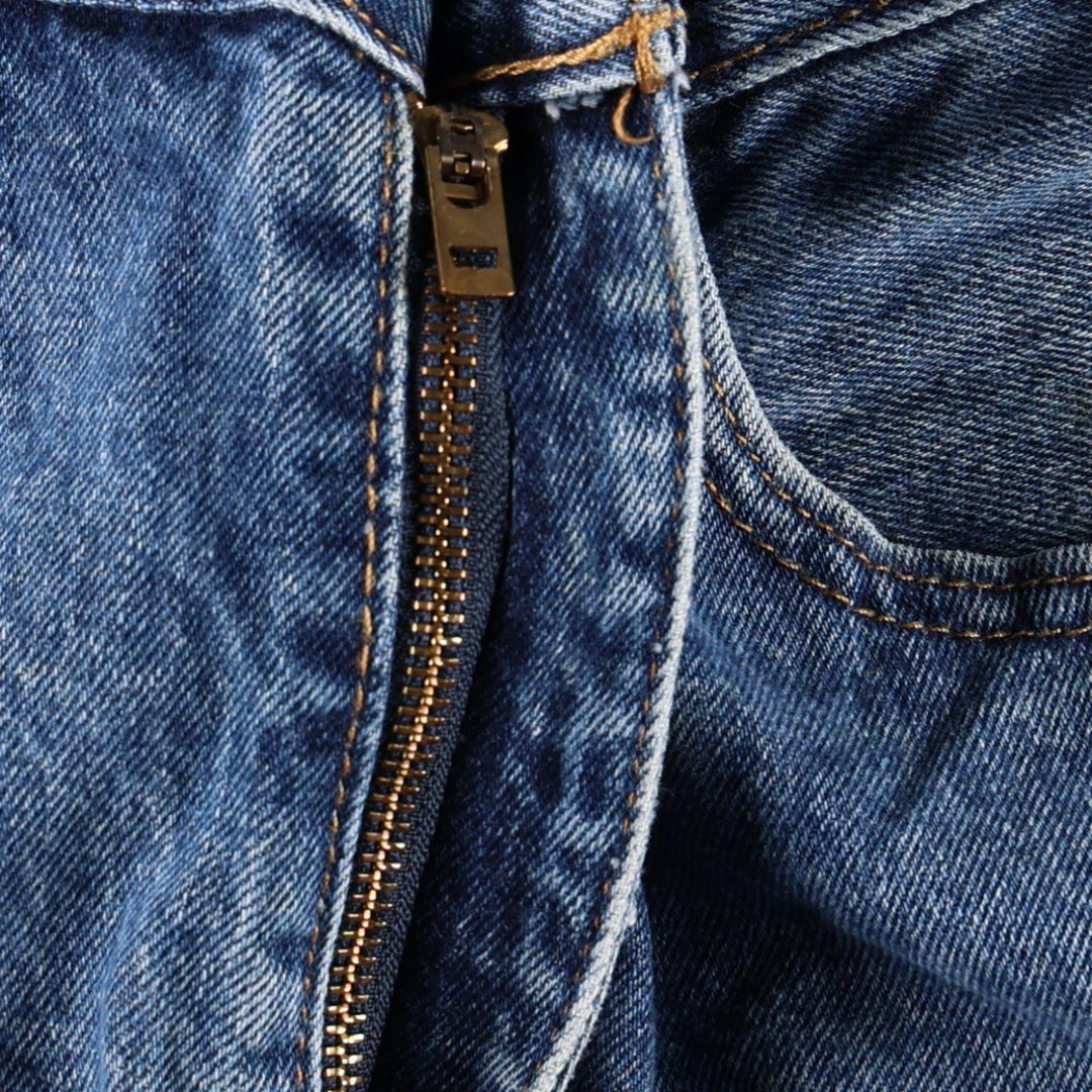 Levi's 505 tapered denim pants for men, size w37 cotton blue type Vintage Second Hand