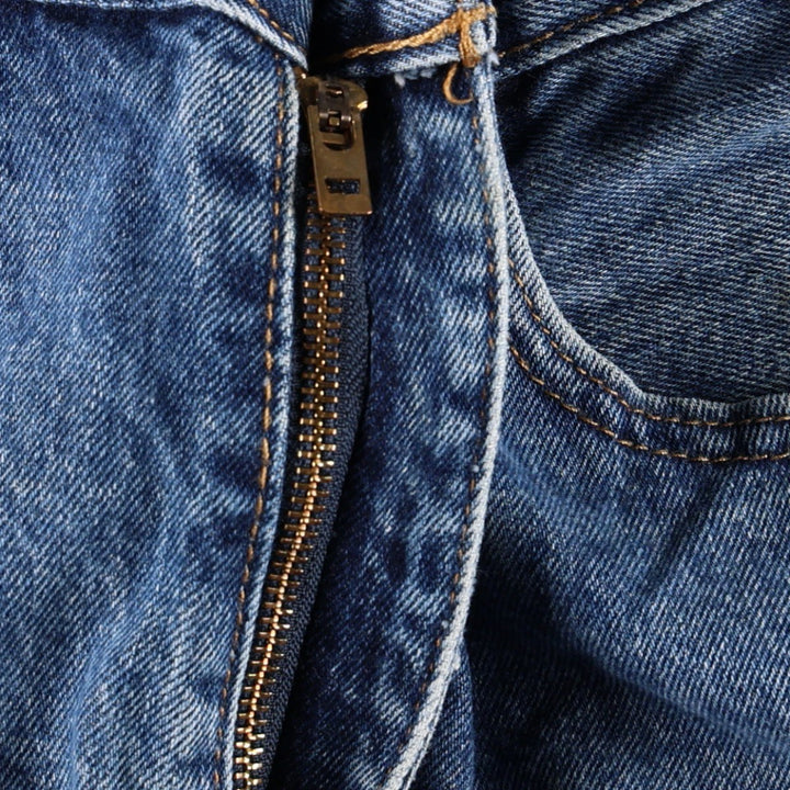 Levi's 505 tapered denim pants for men, size w37 cotton blue type Vintage Second Hand