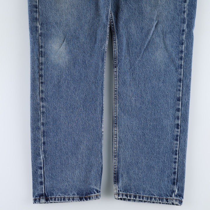 Levi's 505 tapered denim pants for men, size w37 cotton blue type Vintage Second Hand
