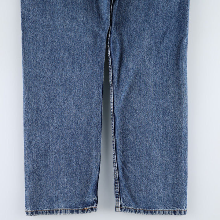 Levi's 505 tapered denim pants for men, size w37 cotton blue type Vintage Second Hand