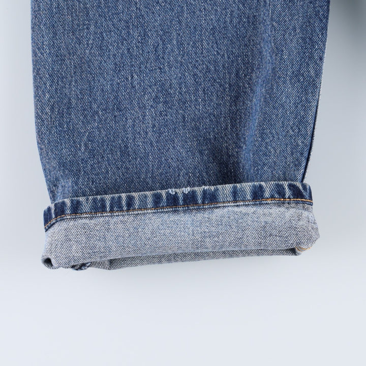 Levi's 505 tapered denim pants for men, size w37 cotton blue type Vintage Second Hand