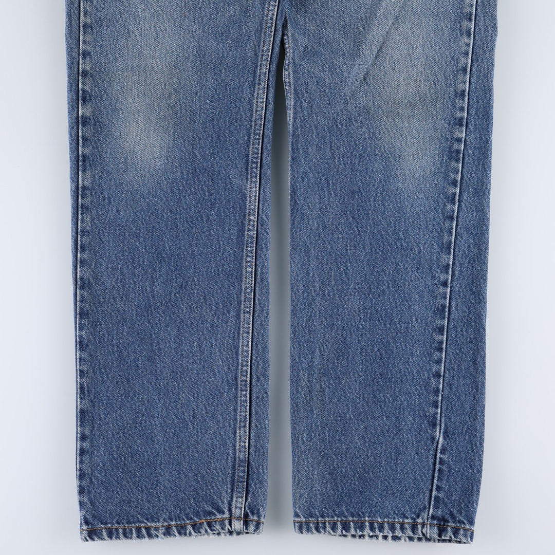 Levi's 505 STRAIGHT FIT tapered denim pants for men, size w36 cotton blue type Vintage Second Hand