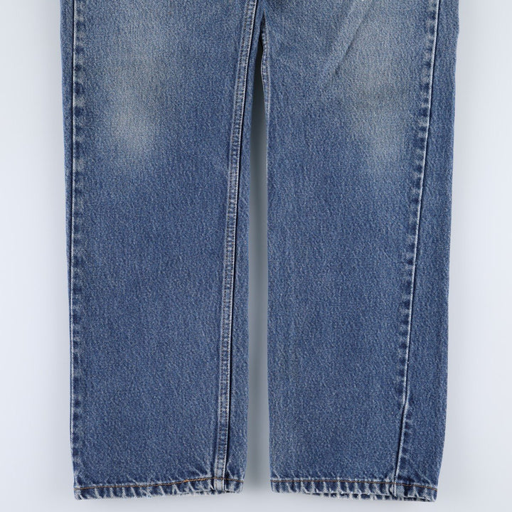 Levi's 505 STRAIGHT FIT tapered denim pants for men, size w36 cotton blue type Vintage Second Hand
