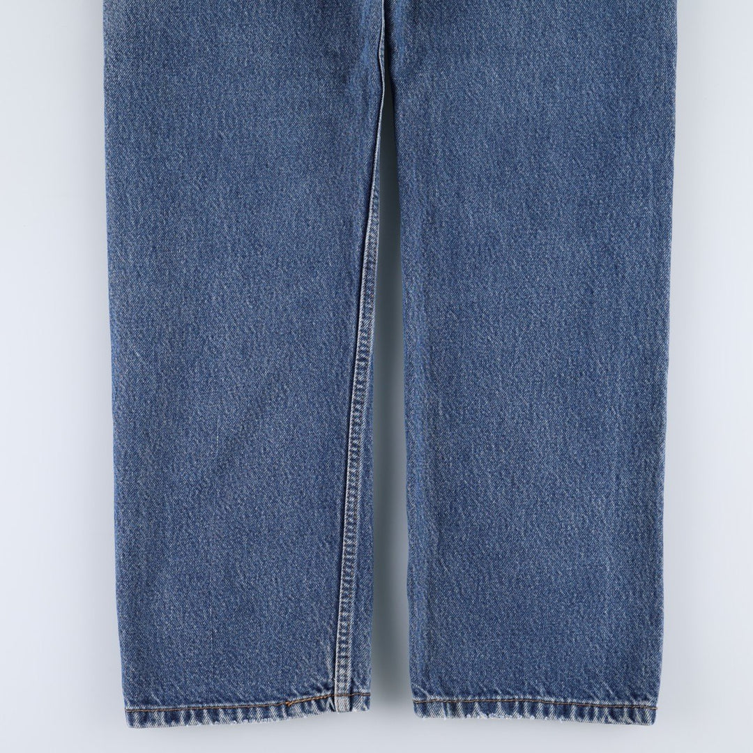 Levi's 505 STRAIGHT FIT tapered denim pants for men, size w36 cotton blue type Vintage Second Hand