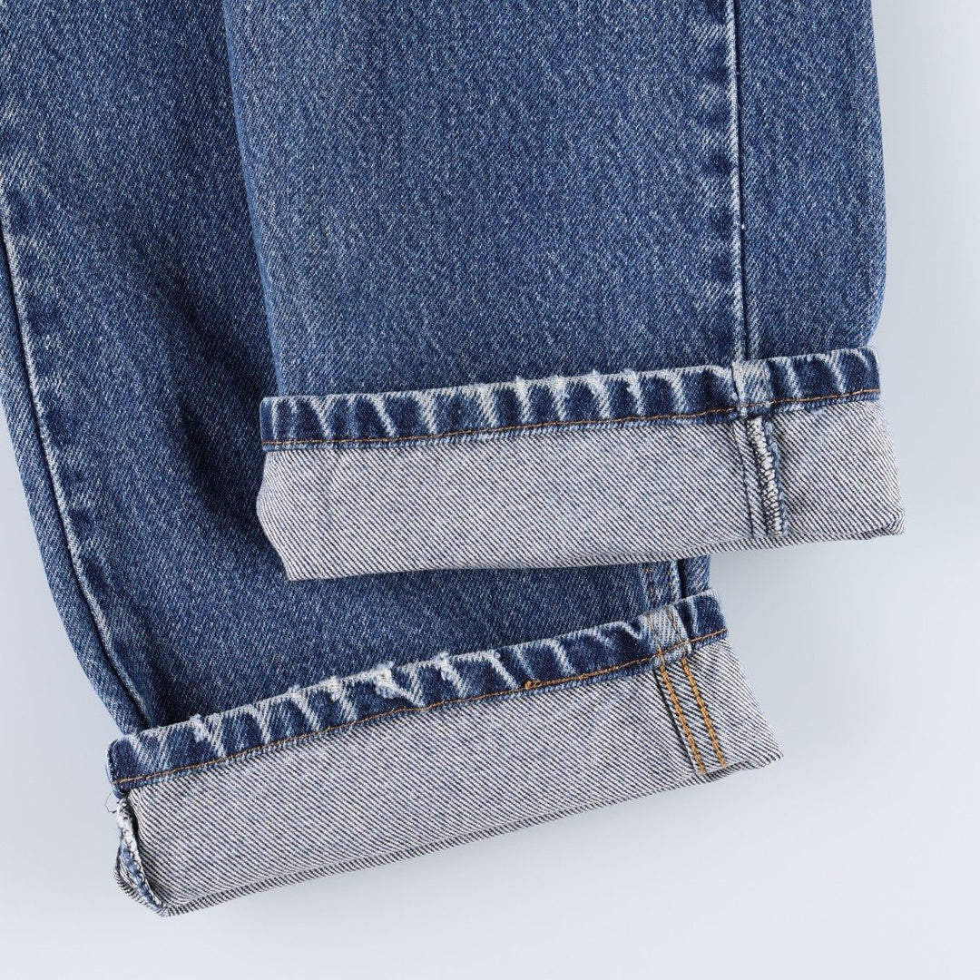 Levi's 505 STRAIGHT FIT tapered denim pants for men, size w36 cotton blue type Vintage Second Hand