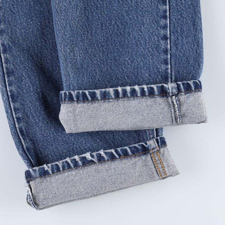 Levi's 505 STRAIGHT FIT tapered denim pants for men, size w36 cotton blue type Vintage Second Hand