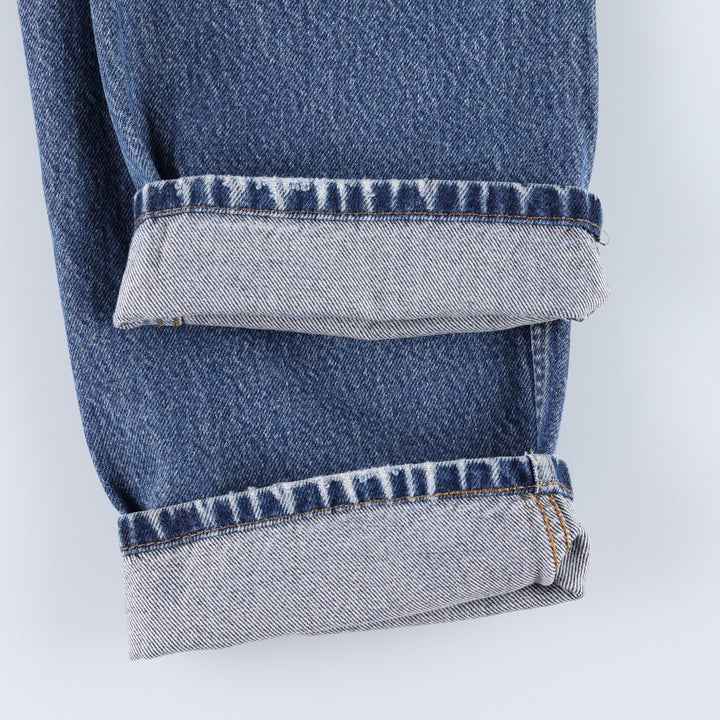 Levi's 505 STRAIGHT FIT tapered denim pants for men, size w36 cotton blue type Vintage Second Hand