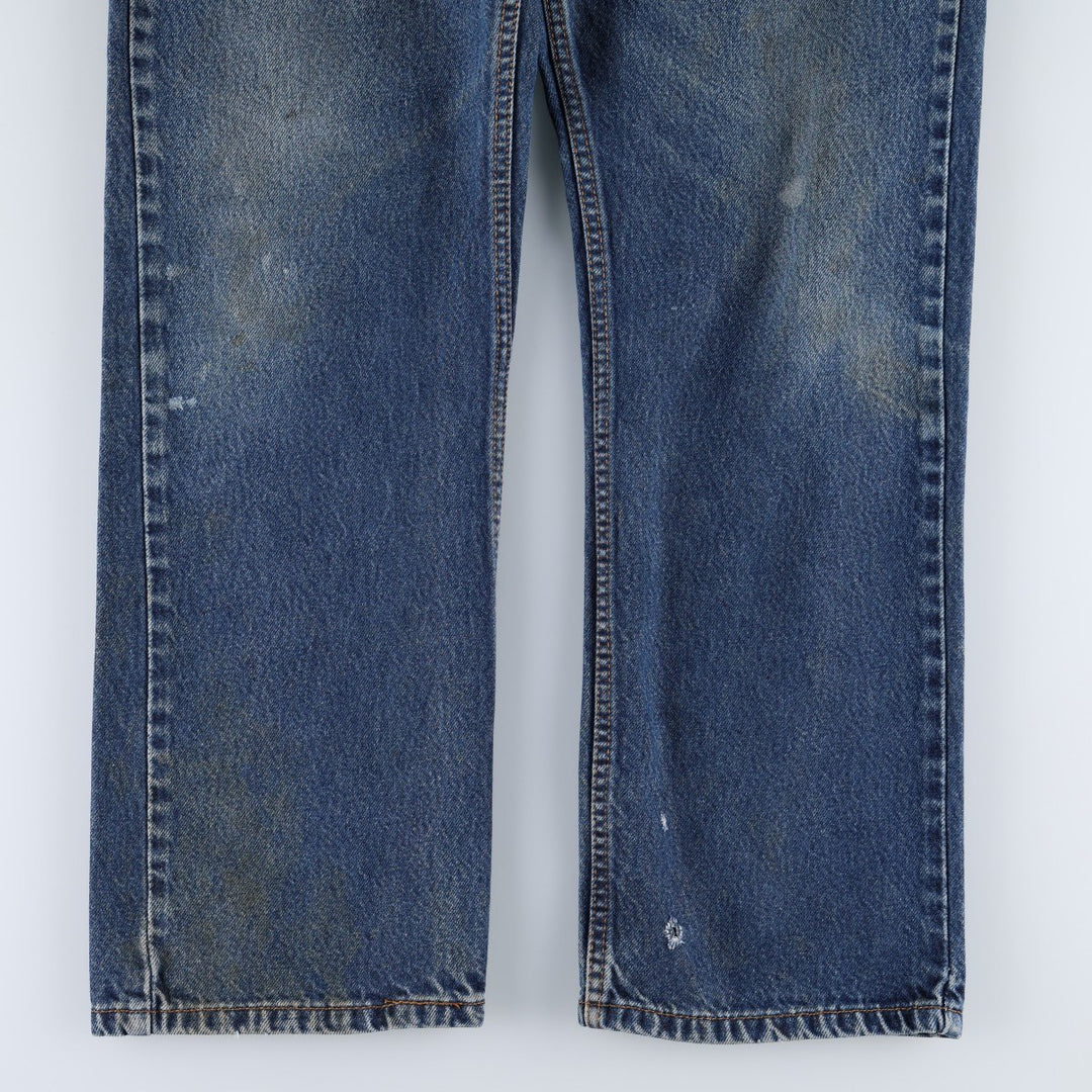 Levi's 505 STRAIGHT FIT tapered denim pants for men, size w37 cotton blue type Vintage Second Hand