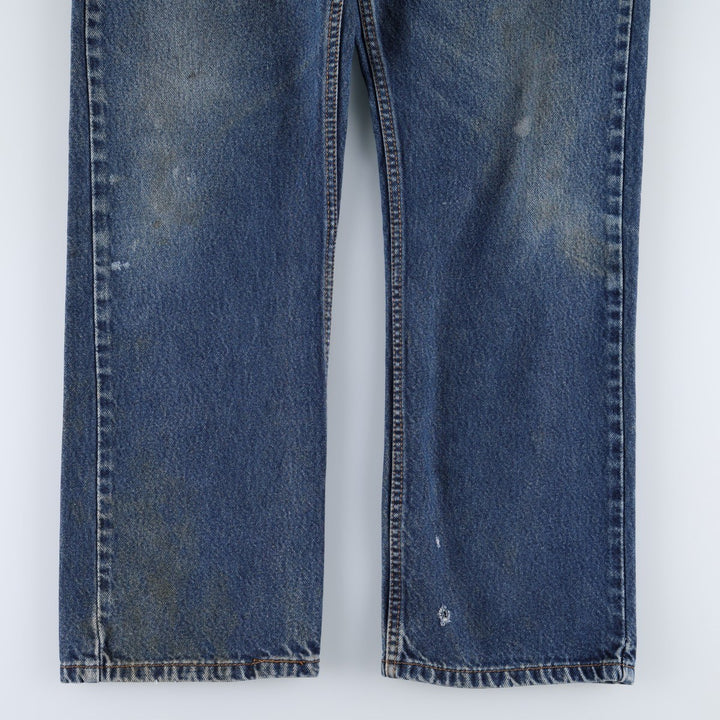 Levi's 505 STRAIGHT FIT tapered denim pants for men, size w37 cotton blue type Vintage Second Hand