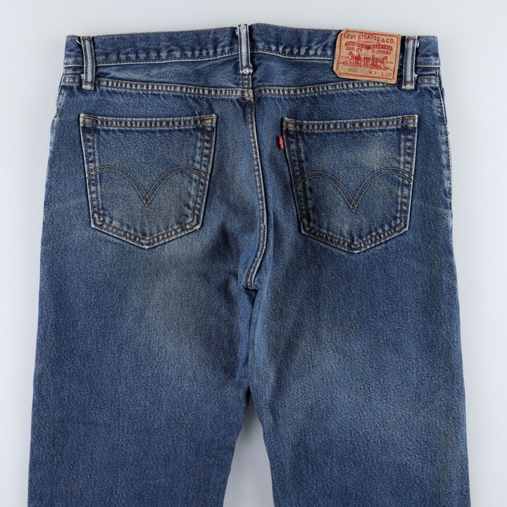 Levi's 505 STRAIGHT FIT tapered denim pants for men, size w37 cotton blue type Vintage Second Hand