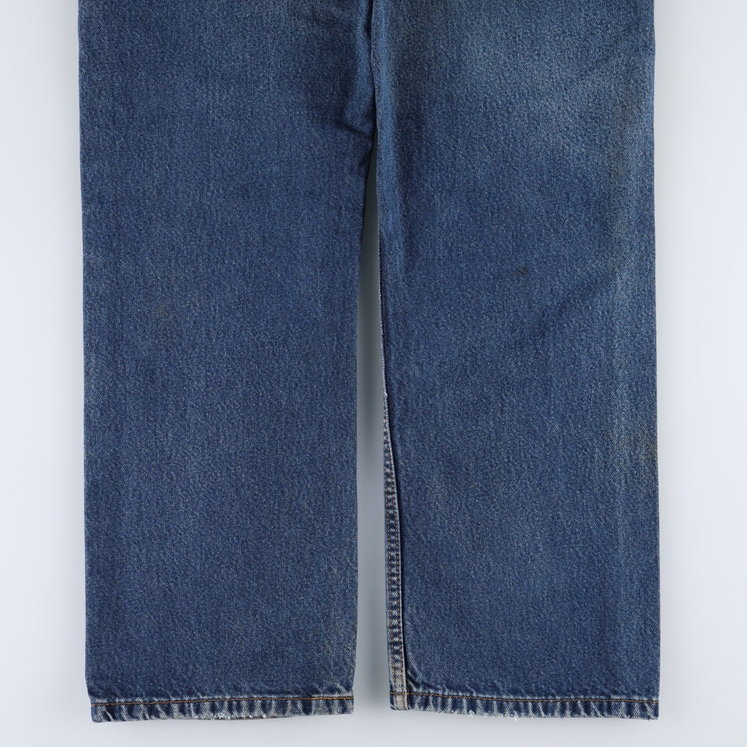Levi's 505 STRAIGHT FIT tapered denim pants for men, size w37 cotton blue type Vintage Second Hand