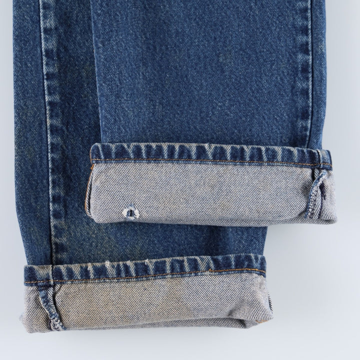 Levi's 505 STRAIGHT FIT tapered denim pants for men, size w37 cotton blue type Vintage Second Hand