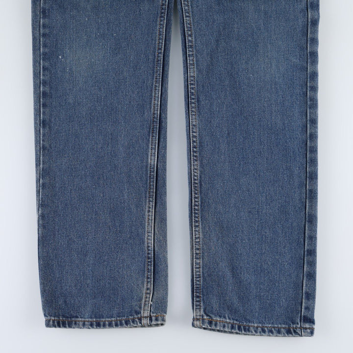 Levi's 505 tapered denim pants for men, size W33 cotton blue type Vintage Second Hand