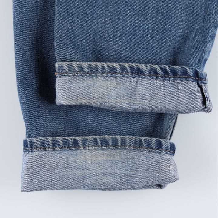 Levi's 505 tapered denim pants for men, size W33 cotton blue type Vintage Second Hand