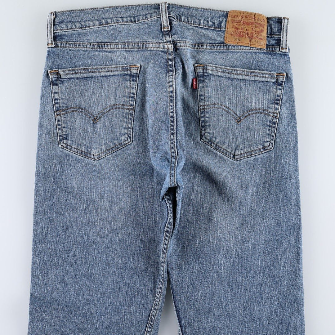 Levi's 505 tapered denim pants for men, equivalent to w35 cotton blue type Vintage Second Hand