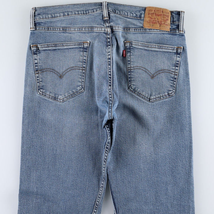 Levi's 505 tapered denim pants for men, equivalent to w35 cotton blue type Vintage Second Hand