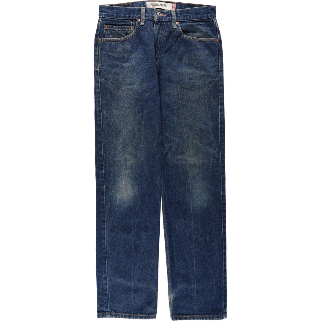 Levi's 505 REGULAR FIT tapered denim pants for men, size w31 cotton blue type Vintage Second Hand