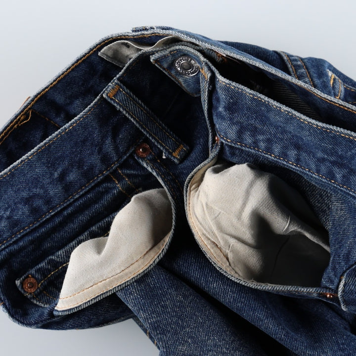 Levi's 505 REGULAR FIT tapered denim pants for men, size w31 cotton blue type Vintage Second Hand