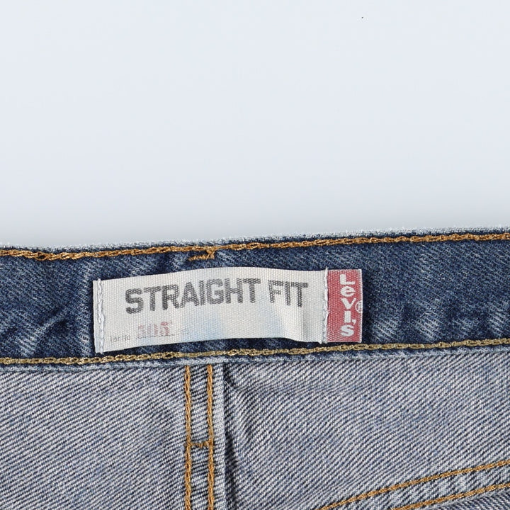 Levi's 505 Straight Fit Painted Tapered Denim Pants, Men's Size W36 (approx.) cotton blue type Vintage Second Hand