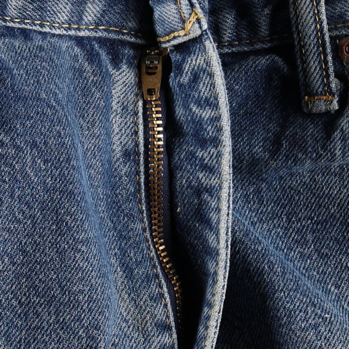 Levi's 505 Straight Fit Painted Tapered Denim Pants, Men's Size W36 (approx.) cotton blue type Vintage Second Hand