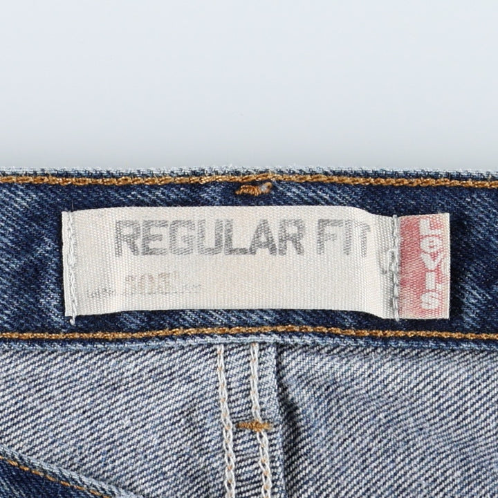 Levi's 505 REGULAR FIT tapered denim pants for men, size w33 cotton blue type Vintage Second Hand