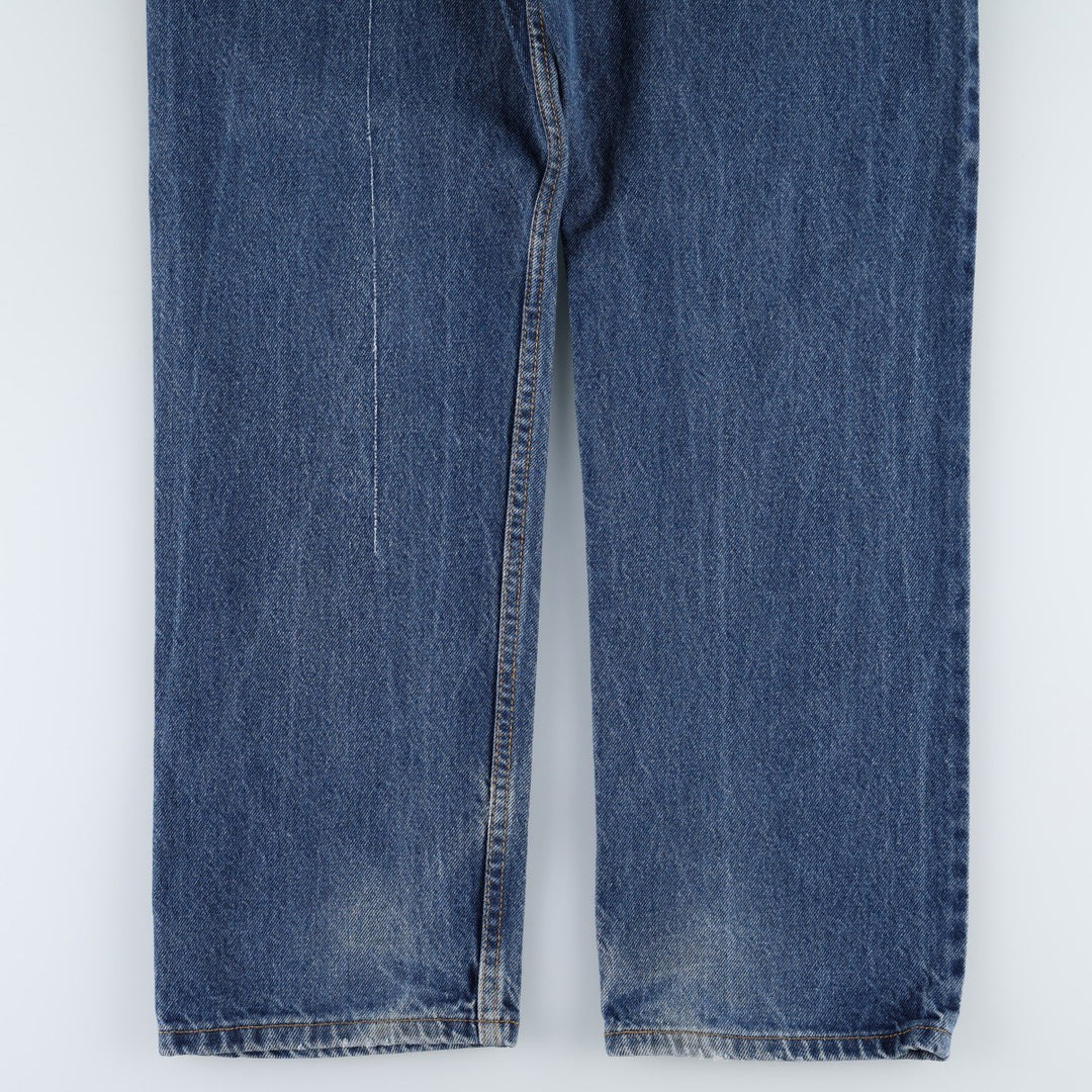 Levi's 505 REGULAR FIT tapered denim pants for men, size w33 cotton blue type Vintage Second Hand