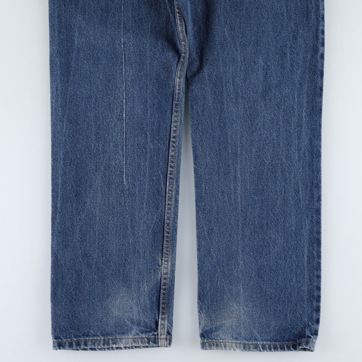 Levi's 505 REGULAR FIT tapered denim pants for men, size w33 cotton blue type Vintage Second Hand
