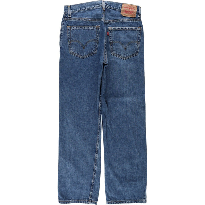 Levi's 505 REGULAR FIT tapered denim pants for men, size w31 cotton blue type Vintage Second Hand