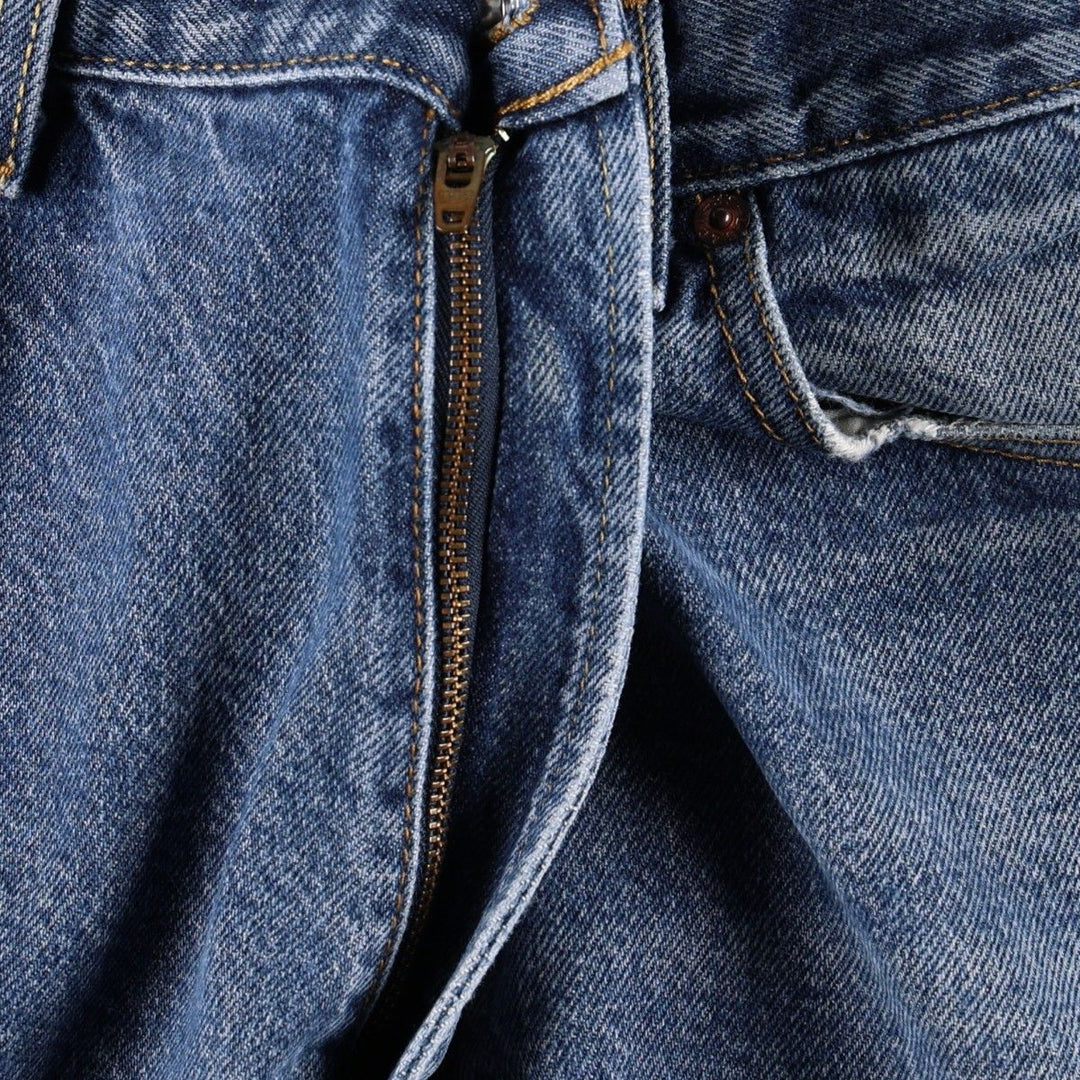 Levi's 505 REGULAR FIT tapered denim pants for men, size w35 cotton blue type Vintage Second Hand