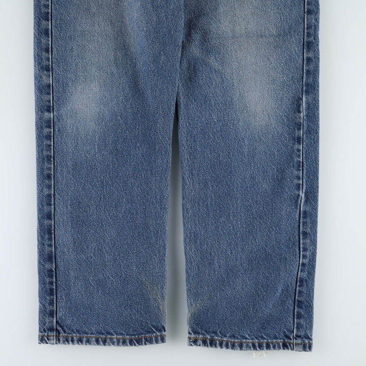 Levi's 505 REGULAR FIT tapered denim pants for men, size w35 cotton blue type Vintage Second Hand