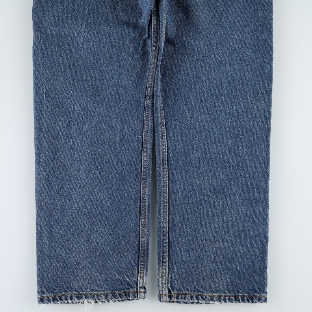 Levi's 505 REGULAR FIT tapered denim pants for men, size w35 cotton blue type Vintage Second Hand