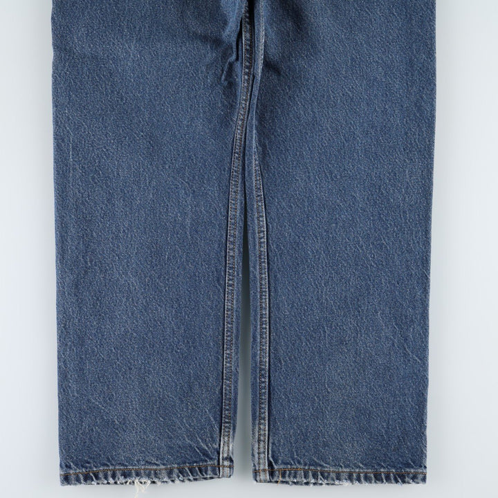 Levi's 505 REGULAR FIT tapered denim pants for men, size w35 cotton blue type Vintage Second Hand